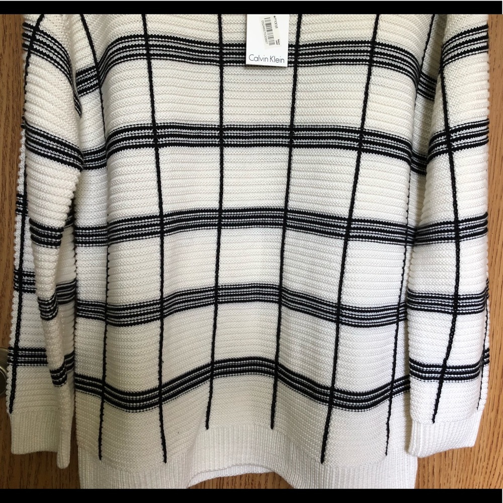 NWT Calvin Klein Sweater Pullover Long Sleeve Top - Picture 3 of 8